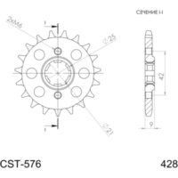 Ritzel Supersprox 428/18Z 21304-18