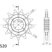 Ritzel Supersprox 520/12Z 94313-12