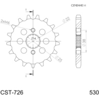 Ritzel Supersprox 530/14Z 46601-14