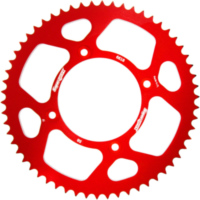 Alu-Rear Sprocket / Chain Wheel Supersprox 420/58t red 36618AR58