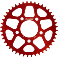 Alu-Rear Sprocket / Chain Wheel Supersprox 525/44t red 36710AR44