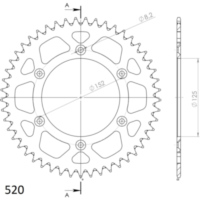 Alu-Kettenrad Supersprox 520/48Z silber 93340AV48