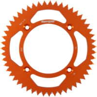 Alu-Rear Sprocket / Chain Wheel Supersprox 428/51t orange