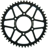 Steel-Rear Sprocket / Chain Wheel Supersprox 520/49t black 35204-49