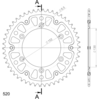 Stealth-Kettenrad Supersprox 520/51Z gold 35600S51