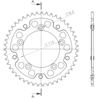 Stealth-Kettenrad Supersprox 420/47Z schwarz 71101K47