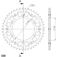 Stealth-Rear Sprocket / Chain Wheel Supersprox 530/45t gold 30415S45