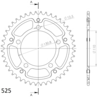 Stealth-Rear Sprocket / Chain Wheel Supersprox 525/44t black 35700K44