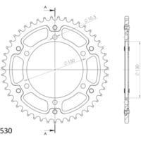 Stealth-Kettenrad Supersprox 530/47Z schwarz