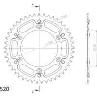 Stealth-Kettenrad Supersprox 520/46Z schwarz 71304K46