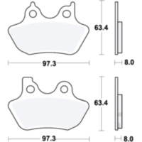 Bremsklotz PC TRW Alternative: 7320971