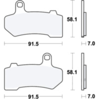 BRAKE PADS PC TRW 0289