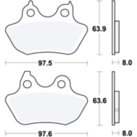 BRAKE PADS PC TRW 0290