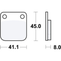 Brake pads lc trw MCB510LC