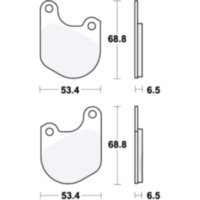 Brake pads std trw MCB511