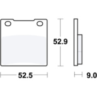 Bremsbeläge Bremsklotz Standard TRW MCB531