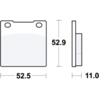 Bremsbeläge Bremsklotz Standard TRW MCB55