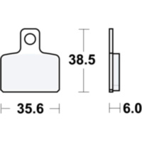 Brake pads Sinter SI TRW MCB767RSI