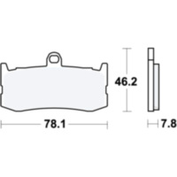 Brake pads carbon crq