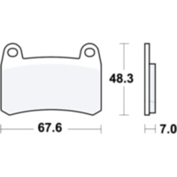 Brake pads Sinter SV TRW