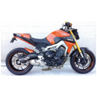 TAKKONI Complete system, brushed, for: YAMAHA MT-09