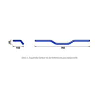 LSL Alu handlebar A01, silver
