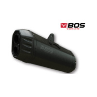 Auspuffendtopf BOS Edelstahl-Endtopf Desert Fox, schwarz, für: BMW R 1250 GS/Adventure 18-20 (Euro4)