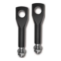 Ritz Alu-Riser Big Bone flat style, black, 150 mm, 1 1/4 inch, with internal cable guide