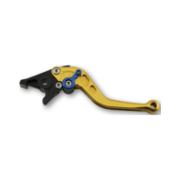 LSL Clutch lever Classic L35R, gold/blue, short