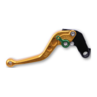 LSL Clutch lever Classic L20, gold/green, short