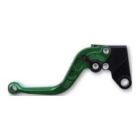 LSL Brake lever Classic R49R, green/black, short