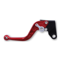 LSL Brake lever Classic R23R, red/silver, short