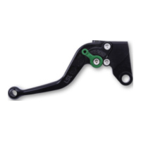 LSL Brake lever Classic R22, black/green, short