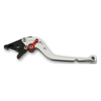 LSL Clutch lever Classic L25R, silver/red, long