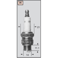 Zündkerzenstecker CHAMPION Zündkerze RH10C/CCH854