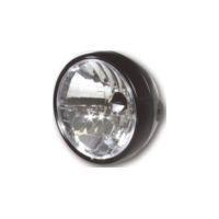 Lampe SHIN YO Scheinwerfer, 6 1/2 Zoll Metallgehäuse schwarz seidenmatt, mit Standlicht