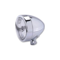 SHIN YO Chrome headlight BULLET, lower mounting, high beam H4