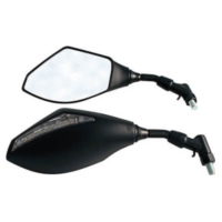 Mirror with LED indicators