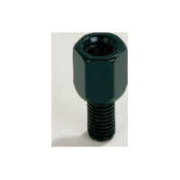 Mirror adapter hole M8 right on bolt M8 left black