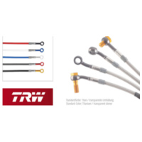 TRW Lucas Steel flex set, black/black, front