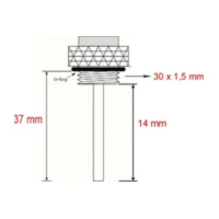 Öltemperaturanzeige JMT Öltemperaturmesser 362-0327