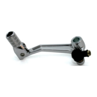 Gear lever aluminium, with deflection for: SUZUKI GSX 600/750 F, 89-06, foldable
