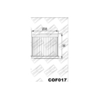 CHAMPION Oil filter COF017 for HONDA