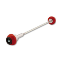 LSL Axle Balls Classic, for: DUCATI Desert Sled. signal red, front axle