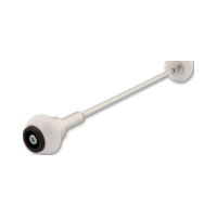 LSL Axle Balls Classic, for: DUCATI Streetfighter, white, front axle