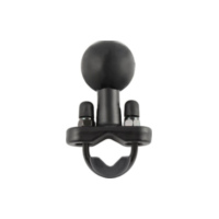 RAM Mounts Pipe clamp with C-ball (1.5 inch) - for 12.7-31.75 mm Ø, U-bracket zinc-plated