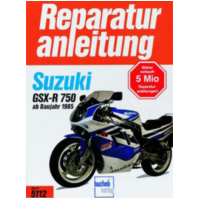 Reparaturhandbuch Motorbuch Bd. 5112 Rep.-Anleitung für: SUZUKI GSX-R 750