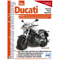 Reparaturhandbuch Motorbuch Bd. 5291 Reparatur-Anleitung für: DUCATI Monster 695, S2R, S2R 800, S2R 1000, 05-08