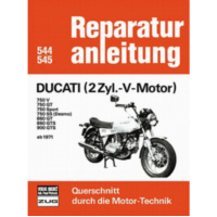 Motorbuch Vol. 544 Repair instructions for: DUCATI 2 cyl. V-engine 1971 and later