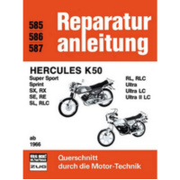 Motorbuch Vol. 585 Repair instructions for: Hercules K50 from 1966 onwards